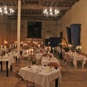 Dîner aux chandelles et visite à la bougie au château de Quintin