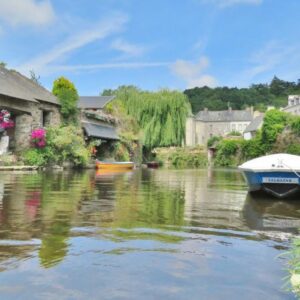 Pontrieux en barque et les Jardins de Kerdalo